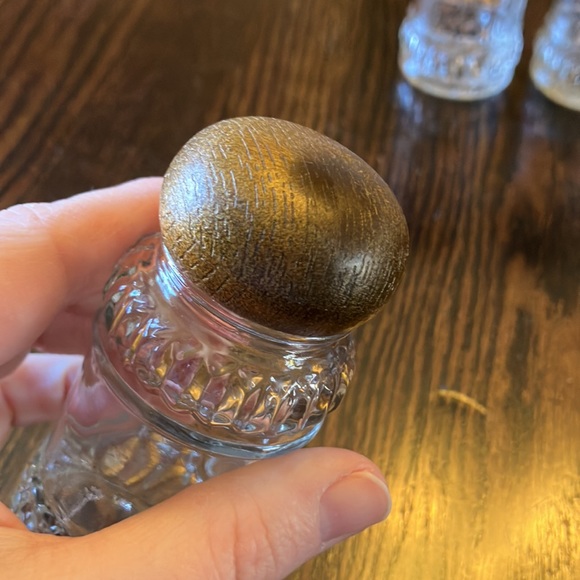 Vintage Set of Glass Spice Bottles - Picture 4 of 7